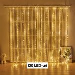 Instalație LED Crăciun perdea ploaie